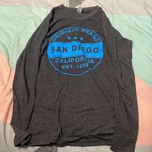Gray long sleeve San Diego!